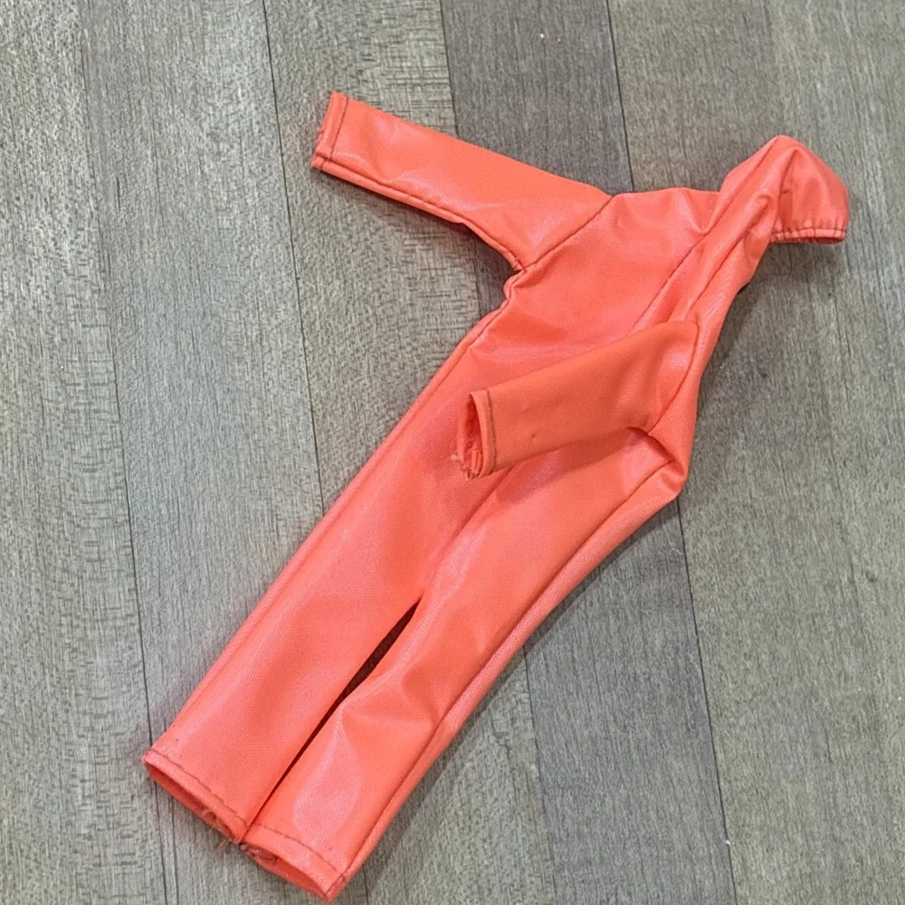 Vintage 1971 Mego Action Jackson Frogman Orange Hooded Jumpsuit Scuba Outfit
